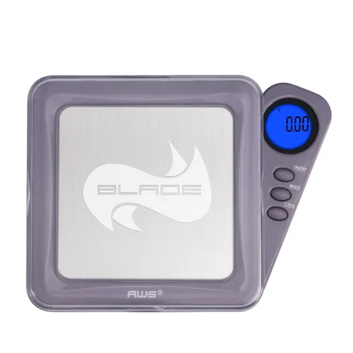 Miniatura 16 de American Weigh Scales Serie Blade Escala Digital de Bolsillo en Gramos 1000g x 0.1g Mini Escala de Precisión de 0.1g de Exactitud, Escala de Negro