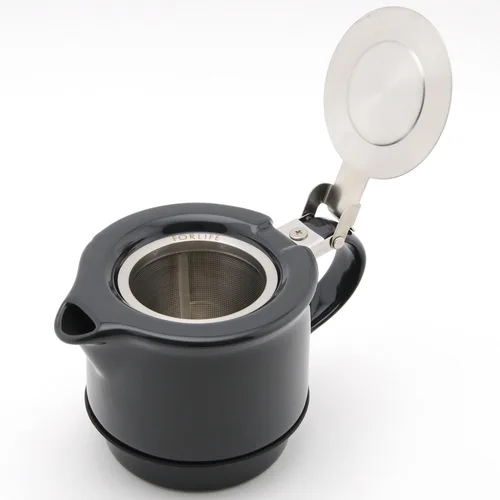 Miniatura 2 de FORLIFE Té para uno con infusor de 14 onzas, grafito negro
