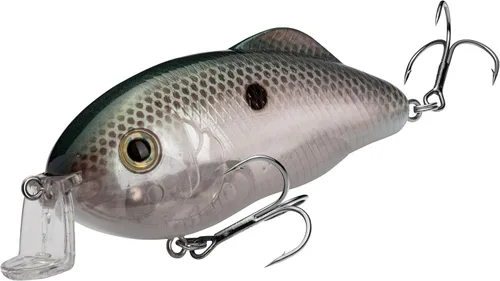 Miniatura 9 de Strike King Hybrid Hunter Jr Crankbait Fishing Lure, 1/2 oz, Reflective 3D Eyes Sweet Shad