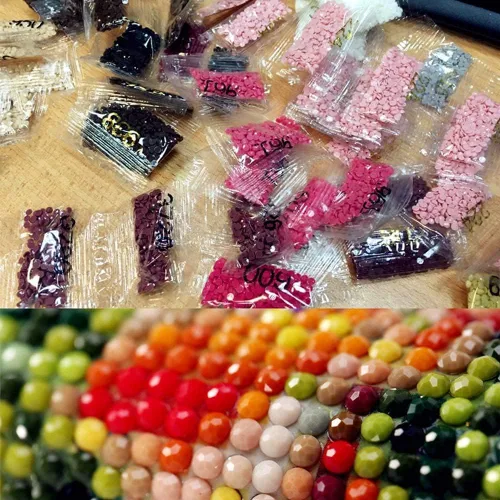 Miniatura 7 de nerwawa Kits de pintura de diamantes 5D para adultos, taladro completo de las doce constelaciones, pintura de diamantes de imitación