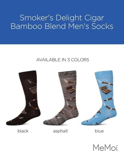 Miniatura 2 de MeMoi Smoker's Delight Cigar Rayan Blend - Calcetines para hombre