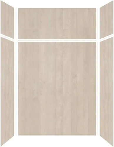 Miniatura 14 de Transolid EWKX483696-41 Expressions - Kit de pared de ducha de 6 paneles con extensión, 36 pulgadas de largo x 48 pulgadas de ancho x 96 pulgadas