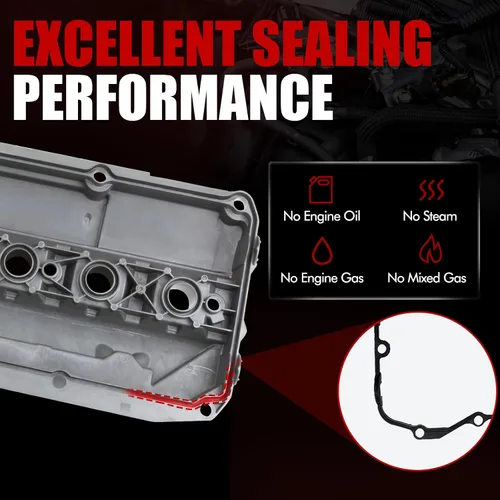 Miniatura 6 de MITZONE Kit de cubierta de válvula de aluminio de mejora compatible con BMW Z3 323i 325i 328i 330i 525i 528i 530i X5 2.5L 2.8L 3.0L de 1998 a agosto