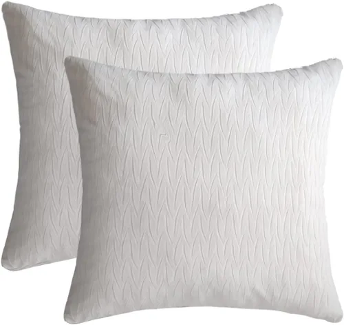 Miniatura 7 de King Protea Fundas de almohada de terciopelo arrugado con textura negra en relieve, súper suaves, decorativas, para cama, sofá, funda de almohada