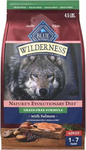 Miniatura 14 de Blue Buffalo Wilderness - Alimento seco natural con alto contenido proteínico para perros adultos, pollo, 24 libras
