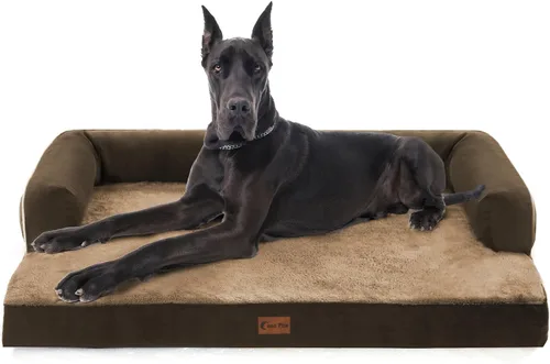 Miniatura 59 de Camas Ortopédicas para Perros de Tamaño Grande, Espuma de Celdas Impermeables tipo Huevera, Camas tipo Sofá para Perros Medianos para Jaula 35x22