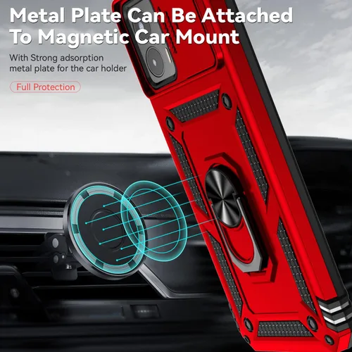 Miniatura 3 de Funda para Moto G 5G 2023 con cubierta deslizante para cámara y protector de pantalla HD [grado militar de 16 pies probada en caídas], soporte
