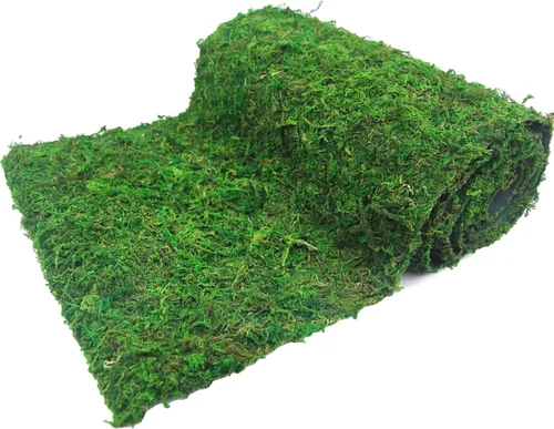 Miniatura 9 de Camino de mesa de musgo Rollo de musgo verde seco preservado para manualidades, jardines de hadas, decoración de boda, decoración de bosque 12" x