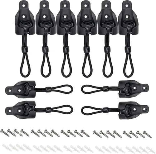 Miniatura 4 de Reemplazo universal de persianas enrollables para exteriores e interiores (5 tapas finales, beige)
