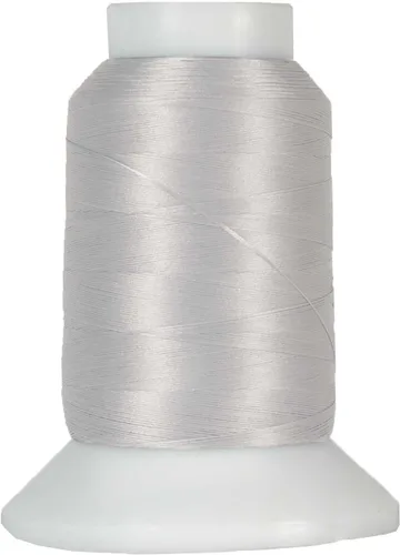 Miniatura 48 de Hilo elástico lanudo de Threadart para serger - Bobinas de 1000 m - Hilo de nailon para traje de baño, lencería, tejidos - Negro - Color 9228