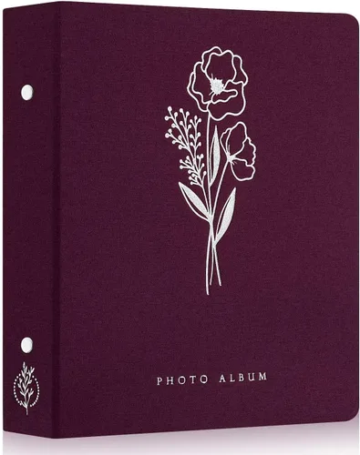 Miniatura 21 de Lanpn - Álbum de fotos autoadhesivo de lino, 40 páginas, álbum de fotos para manualidades, páginas adhesivas magnéticas, contiene fotos de 4 x 6, 7
