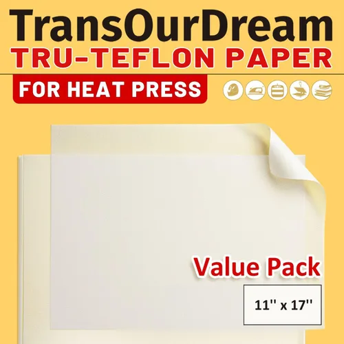 Miniatura 8 de TransOurDream Papel de transferencia imprimible para piel transparente (8.5 x 11 pulgadas) para impresora láser/inyección de tinta, bricolaje