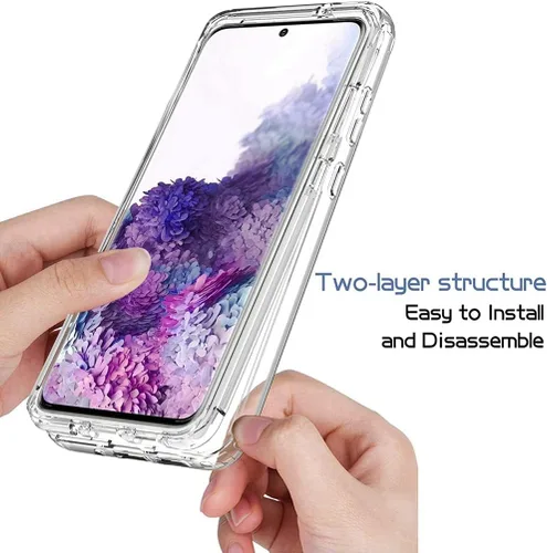 Miniatura 4 de Funda para Galaxy S20 5G de 6.2 pulgadas (no compatible con S20 FE), Samsung S20 para niñas, funda protectora de cuerpo completo transparente a