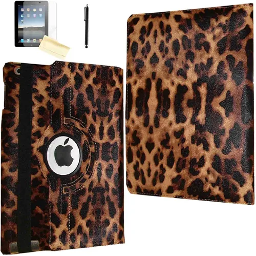Miniatura 8 de Funda iPad 2, Funda iPad 3, Funda iPad 4, JYtrend (R) Soporte Rotatorio cierre magnético auto encendido/ apagado para iPad 2/3/4 A1395 A1396 A1397