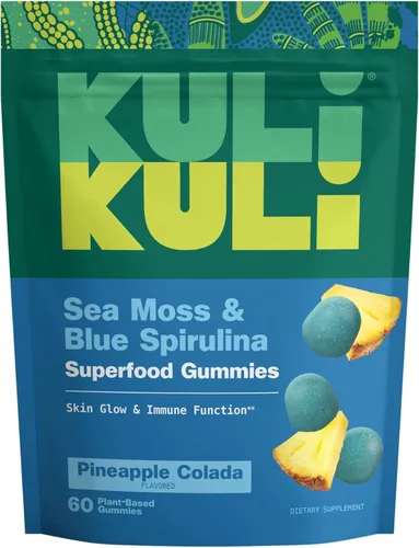 Miniatura 12 de Kuli Kuli Super Energy Gummies - Suplementos energéticos con moringa, estimulante de energía natural sin cafeína, 60 gomitas de moringa sin OGM, sin