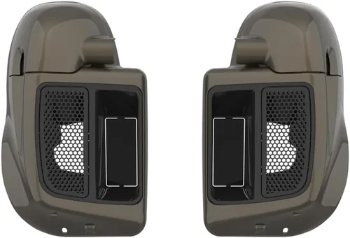Moto Onfire River Rock Gray (brillante) carenados inferiores aptos para H-D Touring Street Road King Glide FLTR 2014-2023, kits de calentadores de
