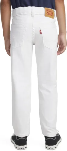 Miniatura 4 de Levi's Jeans 502 Regular Taper Fit Performance para Niños, Azul