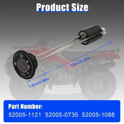 Miniatura 4 de GXARTS Indicador de combustible con tapa compatible con Kawasaki Bayou 220 250 300 400 KLF220 KLF250 KLF300 KLF400 Prairie 300 400 KVF300 KVF400