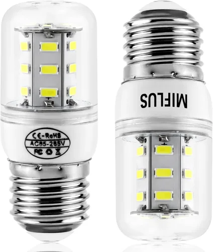 Miniatura 9 de Foco LED para refrigerador 5304511738 kei d34l Foco para refrigerador, Foco LED (3.5W 85V-265V E26/27 Luz blanca) Foco para electrodomésticos Blanco