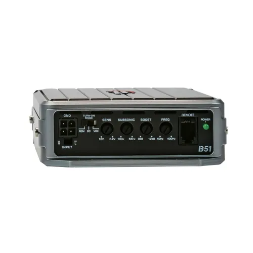 Miniatura 3 de Cerwin Vega B51 500W 1 canal amplificador de audio para coche digital clase D ultracompacto con mando a distancia negro