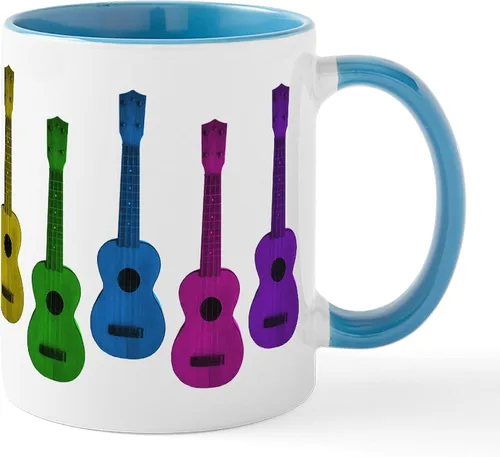 Miniatura 18 de CafePress Jake's Rainbow Shark - Taza de café de cerámica (11 oz)