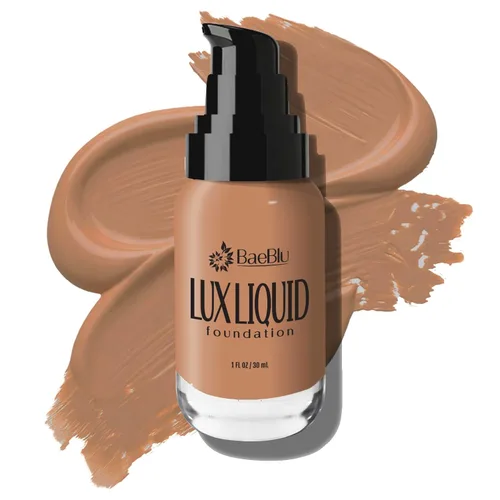 Miniatura 11 de BaeBlu LUX - Maquillaje líquido orgánico de base – Cobertura media 100% natural con acabado natural – Vegano y sin gluten para todo tipo de piel, 1