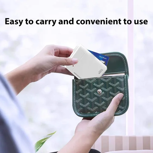 Miniatura 4 de Cargador de batería AA portátil para Xiaomi Redmi Go y cargador de emergencia con luz LED (toma 4 pilas AA) [blanco]