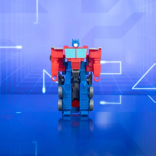 Miniatura 6 de Transformers Toys EarthSpark - Figura de acción de Optimus Prime de 1 paso de 1 paso, juguete robot para edades de 6 años en adelante