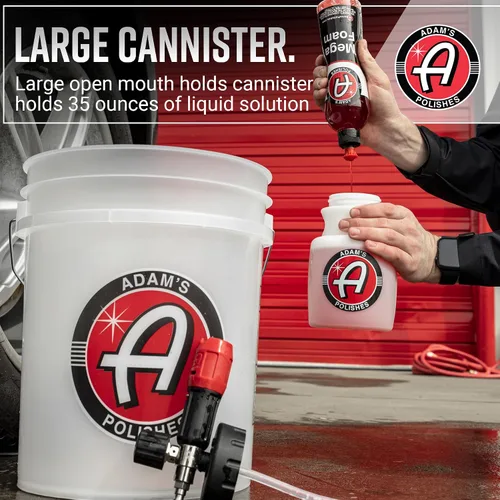 Miniatura 6 de Adam's Polishes Cañón de Espuma Premium - Pulverizador de Jabón para Lavado de Autos Bote Pulverizador para Lavadora a Presión con Desconexión
