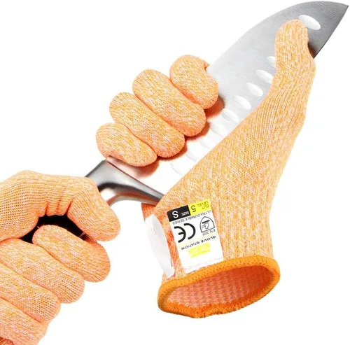 Miniatura 9 de Glove Station Guantes de corte ultra duraderos de la serie resistentes a los cortes, guantes de corte para chefs, barbacoa y cocina, protección