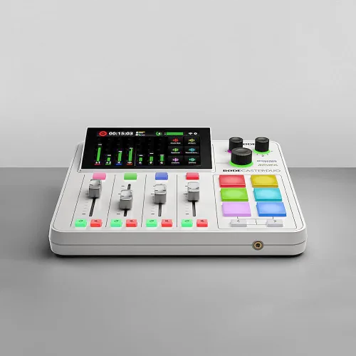 Miniatura 2 de RØDE RØDECaster Duo Compact Solución de producción de audio todo en uno para podcasting, transmisión, producción de música y creación de contenido