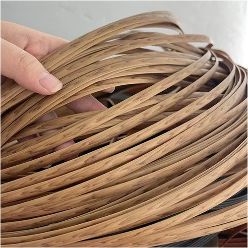 Miniatura 11 de ECYC Material de tejido de ratán sintético plano de 17.64 oz, ratán de plástico para tejer y reparar silla, mesa, manualidades, 01