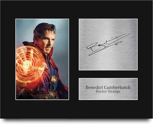 Miniatura 8 de HWC Trading Benedict Cumberbatch Doctor Strange - Imagen impresa de 16 x 12 pulgadas (A3) para regalos impresos con autógrafo para fanáticos