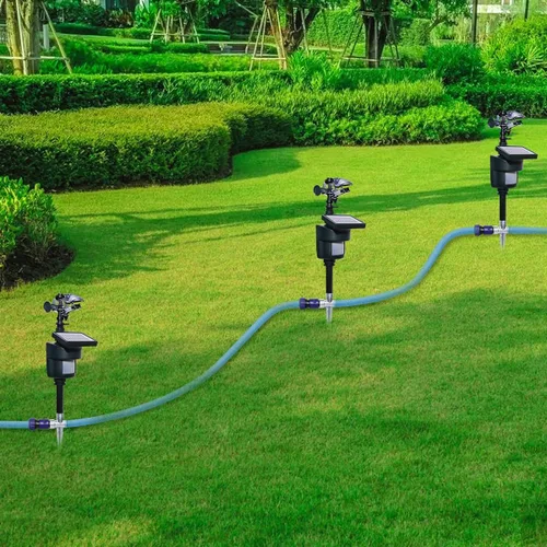Miniatura 6 de [Actualizado 2025] Yardeen - Aspersor solar con sensor de movimiento, rociador de agua ajustable para jardín con estaca. Se puede seleccionar