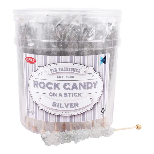 Miniatura 51 de Palitos de caramelo de roca extragrandes: 12 paletas de cereza rosa – envueltas individualmente – Palitos de caramelo de roca de cristal