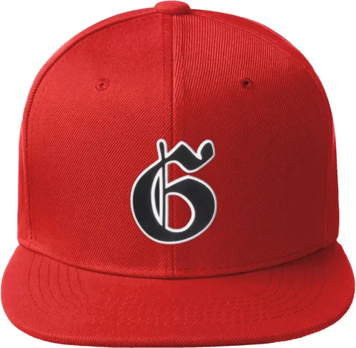 Miniatura 5 de Daxton Gorra clásica con visera de billete plano con letras del alfabeto inglés antiguo de la A a la Z