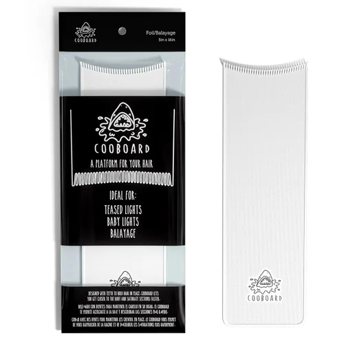 Auténtica tabla de balayage Cooboard con dientes, paleta de resaltado original de The Maker of Hair Highlighting Kit | Fácil de limpiar, resistente,