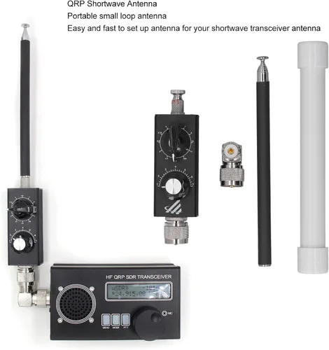 Miniatura 4 de Transmisor de radio de onda corta QRP Transmisor de banda completa FM Air Antena de onda corta QRP Portátil y fácil de usar Reducir interferencias