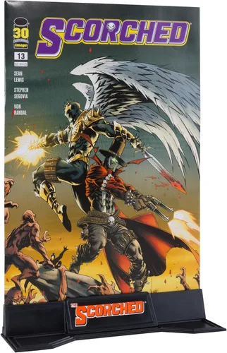 Miniatura 6 de McFarlane Toys - Spawn Page Punchers 2pk Freak and Mandarin Spawn Figuras de acción de 3 pulgadas con cómic