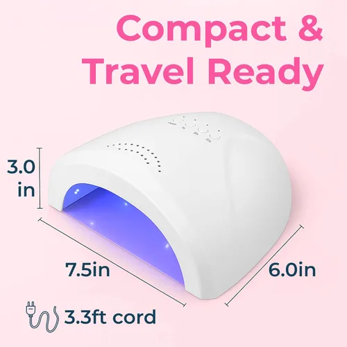 Miniatura 4 de VISOFO Lámpara de uñas UV Led Light Gel Polaco Secador Escritorio Sun Curado rápido Belleza Tecnología Profesional Cura Herramientas de Arte