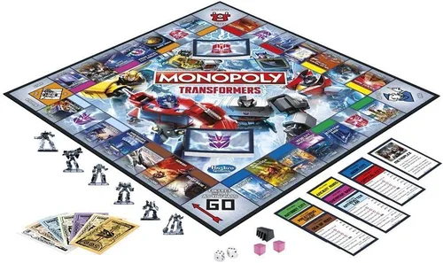 Miniatura 2 de Monopoly: Transformers Edition - Juego de mesa para 2 a 6 jugadores, niños de 8 años en adelante, incluye fichas Autobot y Decepticon