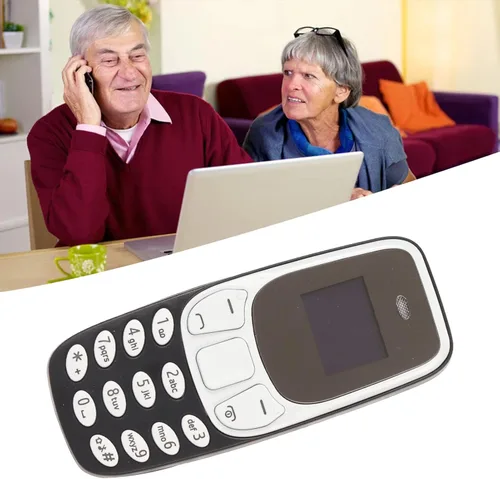Miniatura 2 de Zopsc BM10 Worlds Teléfono móvil más pequeño desbloqueado, GSM 2 en 1 Mini teléfono móvil con manos Bluetooth Dialler Dual SIM Card GSM (negro)