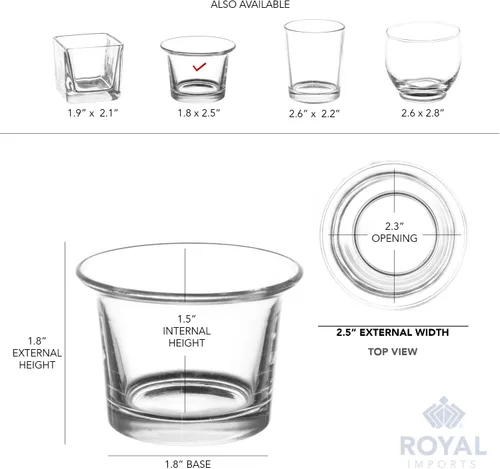 Miniatura 6 de Royal Imports Portavelas Colgante de Ostra Votiva Tealight de Vidrio para Boda, Cumpleaños, Vacaciones y Decoración del Hogar, Juego de 6