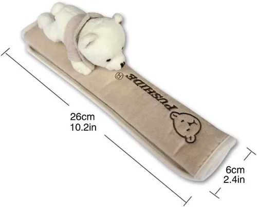 Miniatura 4 de Tianmei - Funda para cinturón de seguridad de coche con acolchonado en el hombro (2 unidades)
