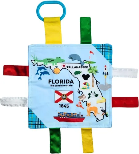 Miniatura 32 de Baby Jack & Co - Cochecito de juguete para bebés de 8 x 8 pulgadas, juguete para bebés, juguetes arrugados para desarrollar cinco sentidos, aprende