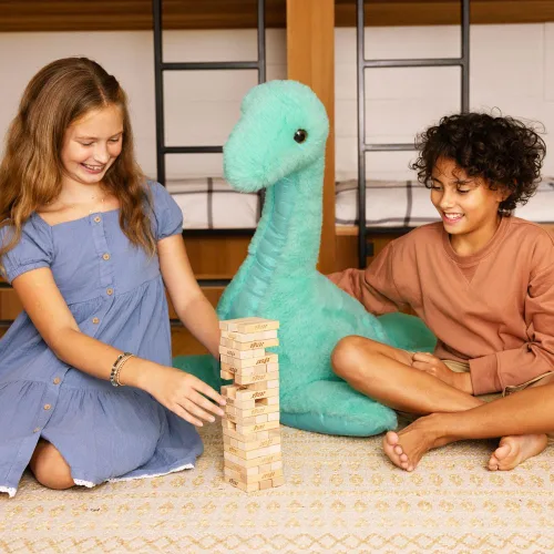 Miniatura 5 de Vermont Teddy Bear Animal de peluche de dinosaurio gigante – Peluche de dinosaurio jumbo, 3.5 pies, dinosaurio de 42 pulgadas, juguetes grandes