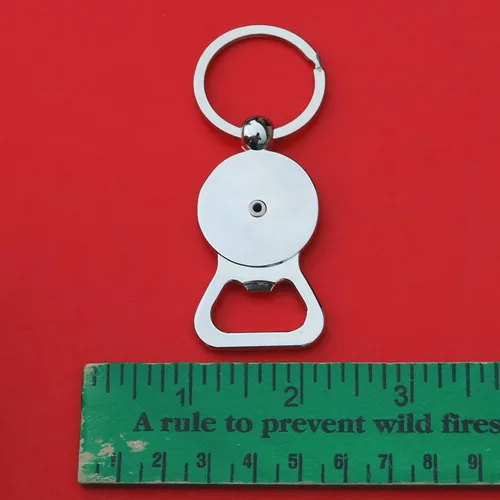 Miniatura 4 de US 2002 Jefferson Nickel 5 Cent BU Uncirculated Coin Gold Silver Two Tone Key Chain Ring Bottle Opener NEW