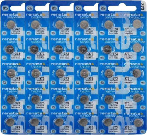 Miniatura 8 de Renata 373 SR916SW Baterías – 1.55 V Óxido de Plata 373 Batería de Reloj (2 unidades)