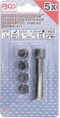 Miniatura 2 de Kit de reparación de rosca de bujía M10 x 1.00