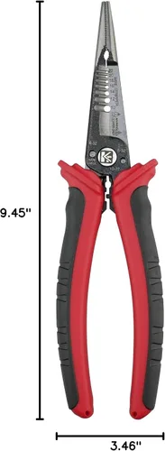 Miniatura 6 de K601 Herramienta de servicio de alambre combinado 6 en 1, alicates de crimpado y agarre de pelado, alicates de electricista de 8-1/2